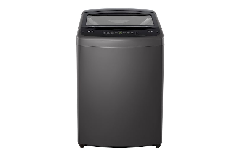 Front view of New Top Load Washing Machine-17kg Middle Black T17V1NDHG2